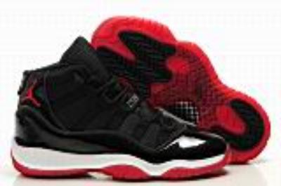 cheap air jordan 11 - women's black / red /white